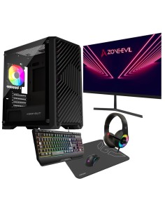 Zone Evil Core AMD Ryzen 5 4500/16GB/1Tb SSD Nvme RTX 3050 Windows 11 + Monitor 27 + Combo