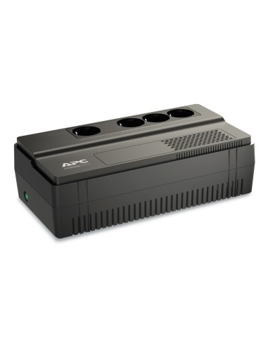APC sistema de alimentación ininterrumpida (UPS) LÍ­nea interactiva 1000 VA, 600 W, 4 salidas AC Negro
