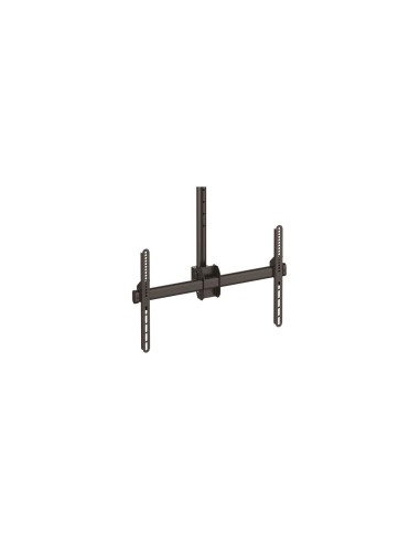 StarTech.com Soporte de Techo VESA para Montaje de Pantallas y TV de 32 a 70 Pulgadas con Mástil de hasta 3m - Ajustable Negro