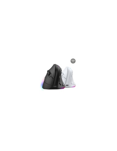 Mars Gaming MM-SK, Ratón Gaming Inalámbrico Vertical, Diseño Ergonómico, Iluminación RGB Chroma, Sensor Óptico Pixart 8400DPI, S