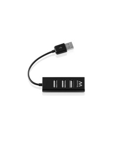 HUB EWENT USB 2.0 4 PUERTOS NEGRO EW1123 2