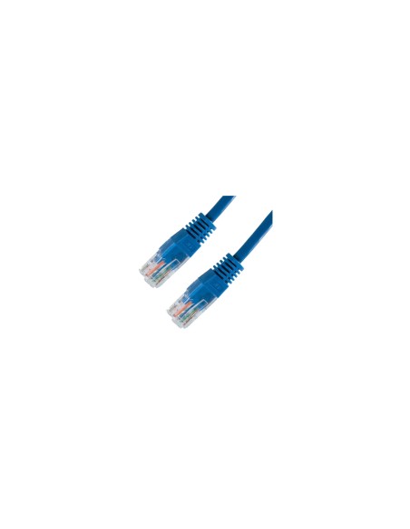 LATIGUILLO RJ45 UTP CAT-5E 0.5M NANOCABLE AZUL 10.20.0100-BL