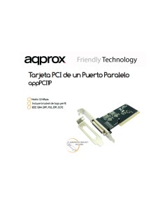 TARJETA PARALELO 1 PUERTO PCI APPROX APPPCI1P