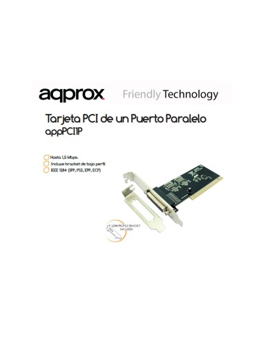 TARJETA PARALELO 1 PUERTO PCI APPROX APPPCI1P