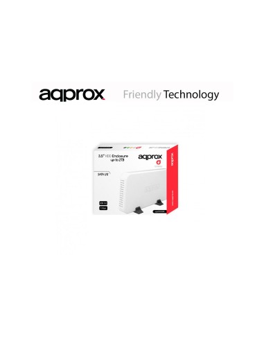 CAJA 3.5 APPROX SATA USB 3.0 BLANCA APPHDD08W