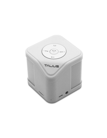 ALTAVOZ TALIUS BLUETOOTH MINI CUBE 3W BLANCO TAL-CUBEW