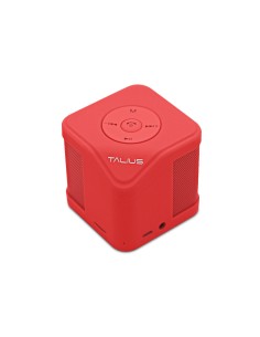 ALTAVOZ TALIUS BLUETOOTH MINI CUBE 3W ROJO TAL-CUBER 2