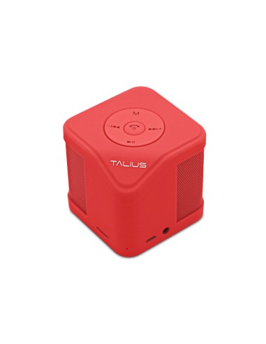 ALTAVOZ TALIUS BLUETOOTH MINI CUBE 3W ROJO TAL-CUBER