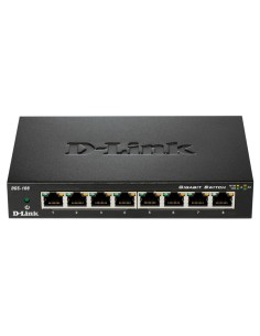 SWITCH D-LINK 8 PTOS GIGABIT ETHERNET NO GESTIONADO DGS-108