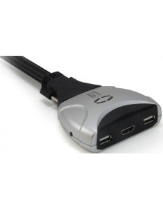 KVM LEVEL ONE SWITCH 2 PUERTOS HDMI USB KVM-0290