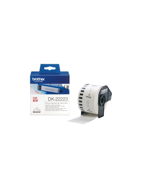 CINTA BROTHER DK22223 PAPEL CONTINUO BLANCO 50x30,48mm
