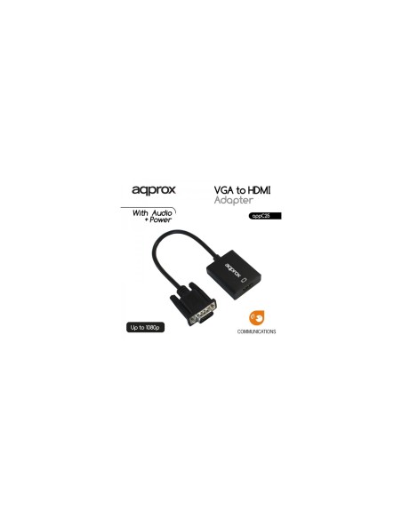 ADAPTADOR VGA A HDMI APPROX APPC25