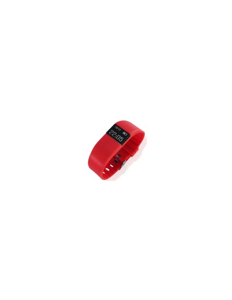 PULSERA ACTIVIDAD BILLOW XSB70 CON PULSOMETRO ROJA XSB70R