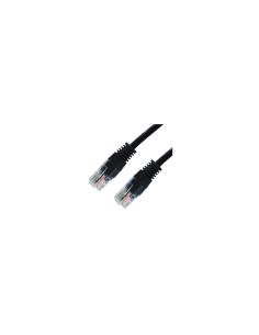 LATIGUILLO RJ45 CAT-6E UTP 1MT NANOCABLE NEGRO 10.20.0401-BK