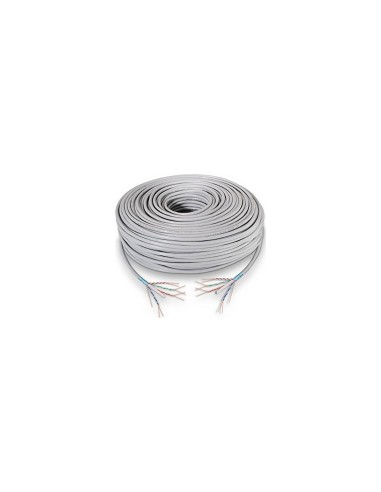 BOBINA CABLE FTP CAT-6 100MT NANOCABLE GRIS 10.20.0902