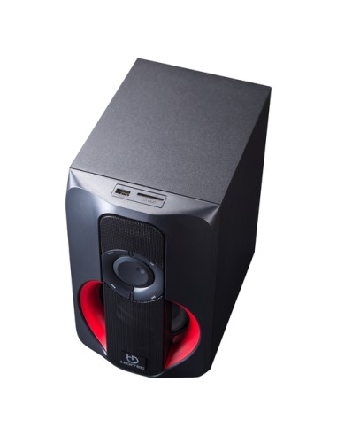 Hiditec H400 Dark Edition Altavoces Bluetooth 2.1 Rojos