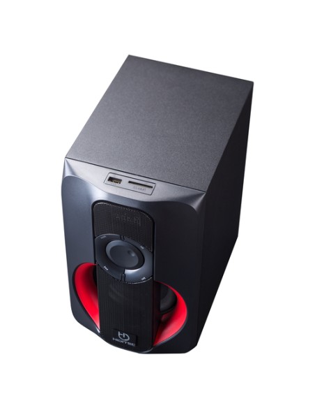 Hiditec H400 Dark Edition Altavoces Bluetooth 2.1 Rojos