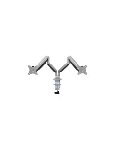 SOPORTE MONITOR TOOQ MESA GIRA INCLIN 2 BRAZOS 13-32 PLATA DB3132TNR-S 2