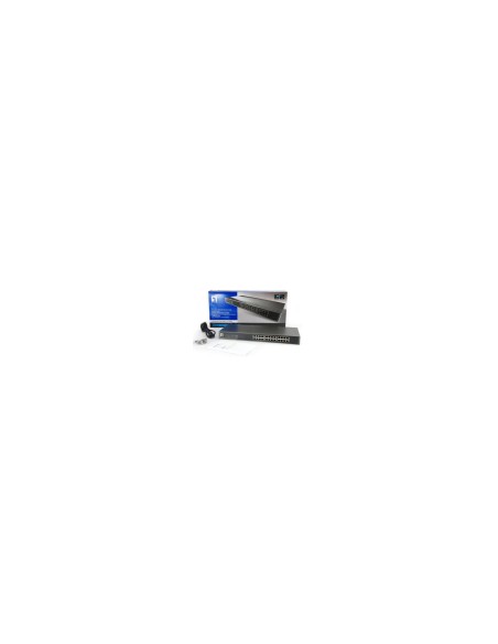 SWITCH LEVEL ONE 24 PUERTOS 10/100 NEGRO FSW-2450