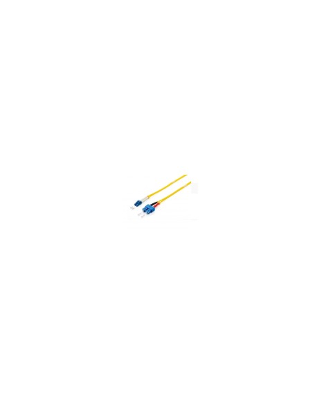 CABLE FIBRA OPTICA MONOMODO LC/SC 2MT EQUIP AMARILLO 254332