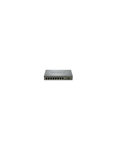 SWITCH D-LINK 8 PUERTOS POE GRIS DES-1008PA