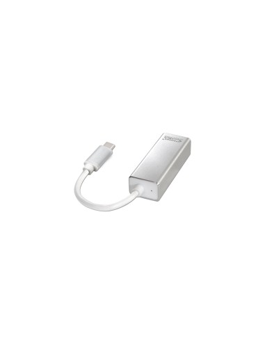 ADAPTADOR CONVERSOR USB C M A ETHERNET GIGABIT 10/100/1000 H 0.20MT NANOCABLE BLANCO 10.03.0402
