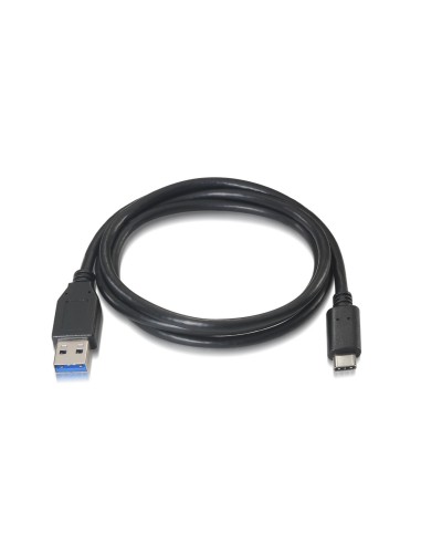 CABLE USB(A) 3.1 M A USB TIPO C 3.1 M AISENS 1M NEGRO A107-0060