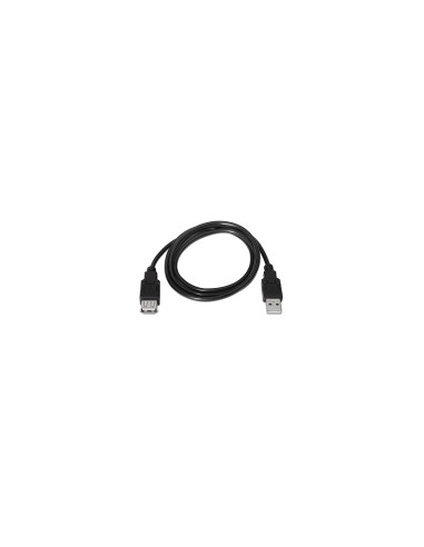 CABLE USB A M A USB A H 1MT AISENS EXTENSOR NEGRO A101-0015