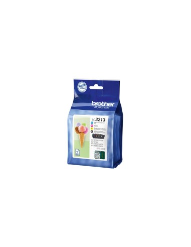 PACK 4 CARTUCHOS BROTHER LC3213VAL AMARILLO CIAN MAGENTA NEGRO LC3213VAL