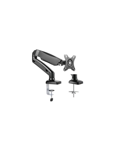 SOPORTE EWENT TV 1 MONITOR 13P - 27P MESA GAS NEGRO EW1515