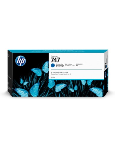 CARTUCHO TINTA HP 747 AZUL CROMATICO P2V85A