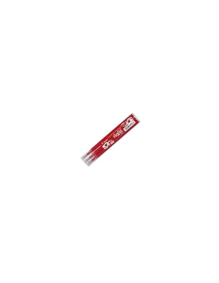 3 UNIDADES RECAMBIOS PARA BOLIGRAFO PILOT BORRABLE FRIXION BALL 0.7 ROJO BLS-FR7-R-S3