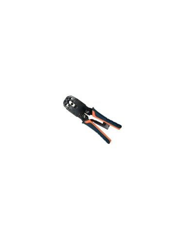 CRIMPADORA NANOCABLE METALICA RJ10/RJ11/RJ12/RJ45 NEGRO 10.31.0102