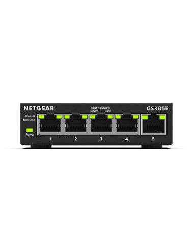 SWITCH NETGEAR PLUS 5 PTOS 10/100/1000 GS305E-100PES