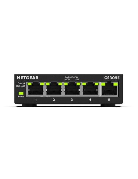 SWITCH NETGEAR PLUS 5 PTOS 10/100/1000 GS305E-100PES