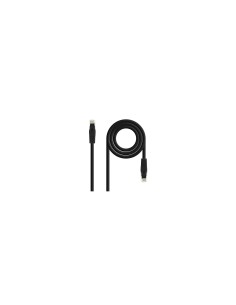 LATIGUILLO RJ45 UTP LSZH CAT.6A AWG24 NANOCABLE NEGRO 10.20.1802-BK