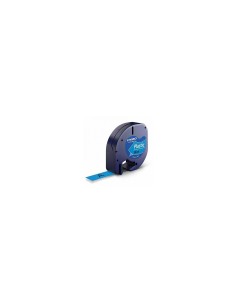 CINTA ROTULADORA AUTOADHESIVA DYMO PLASTICO METROS PARA ROTULADORAS LETRATAG NEGRO AZUL S0721650