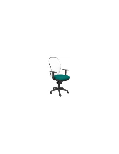 SILLA JORQUERA MALLA BLANCA ASIENTO BALI VERDE CLARO 15SBBALI39
