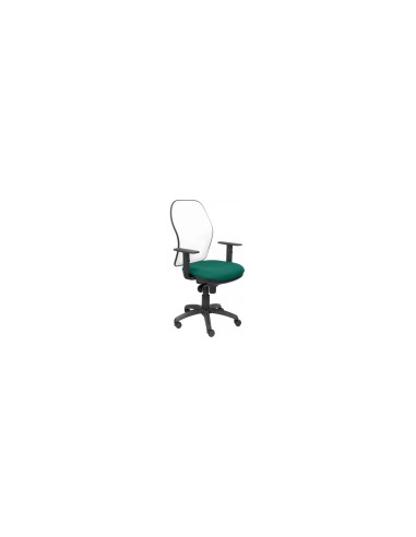 SILLA JORQUERA MALLA BLANCA ASIENTO BALI VERDE 15SBBALI456