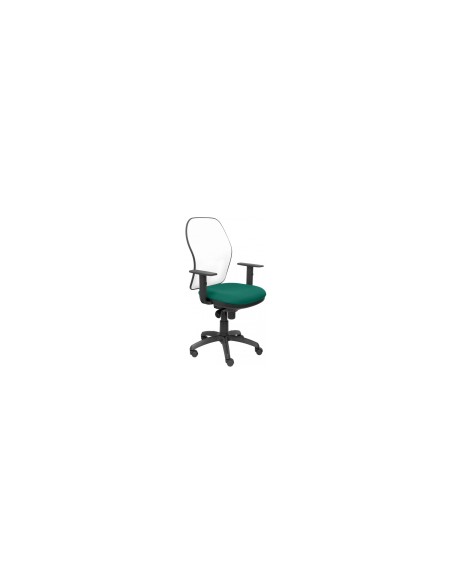 SILLA JORQUERA MALLA BLANCA ASIENTO BALI VERDE 15SBBALI456