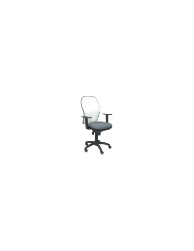 SILLA JORQUERA MALLA BLANCA ASIENTO BALI GRIS 15SBBALI600