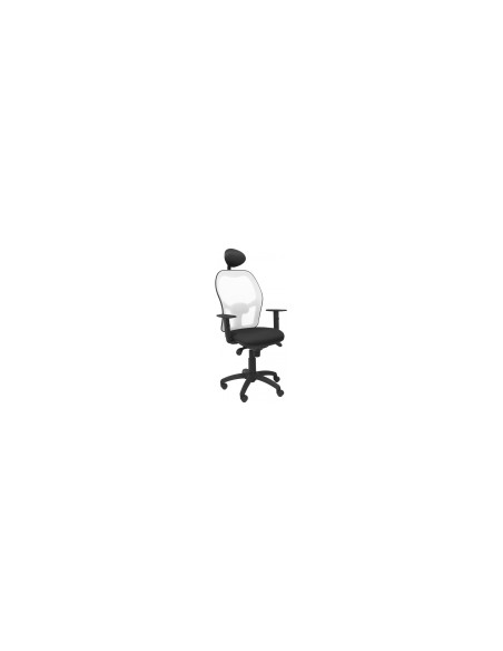 SILLA JORQUERA MALLA BLANCA CABECERO FIJO ASIENTO BALI NEGRO 15SBBALI840C