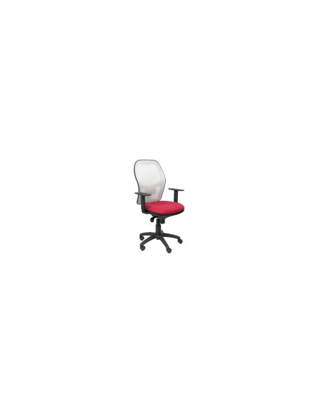 SILLA JORQUERA MALLA BLANCA ASIENTO BALI GRANATE 15SBBALI933