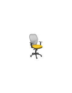 SILLA JORQUERA MALLA GRIS ASIENTO BALI AMARILLO 15SGRBALI100
