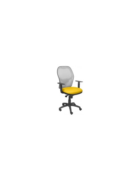 SILLA JORQUERA MALLA GRIS ASIENTO BALI AMARILLO 15SGRBALI100