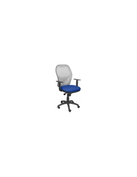 SILLA JORQUERA MALLA GRIS ASIENTO BALI AZUL15SGRBALI229