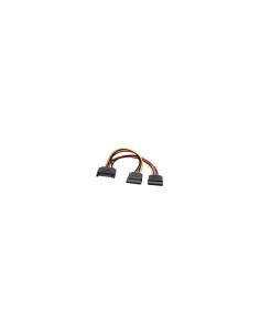 AISENS A131-0353 cable de SATA 0,2 m SATA de 15 pines 2 x SATA de 15 pines Negro, Rojo, Amarillo