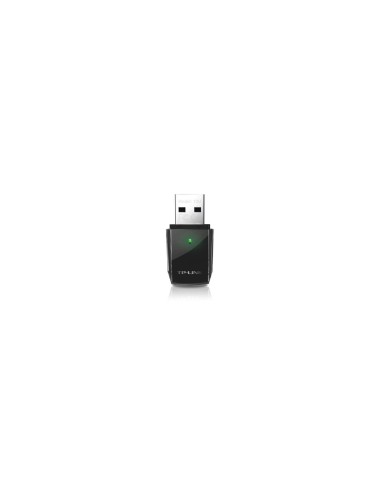 ADAPTADOR DE RED WIFI TP-LINK BANDA DUAL USB 5GHZ SEGURIDAD AVANZADA NEGRO ARCHER T2U V3.0