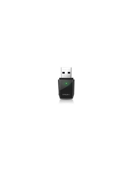 ADAPTADOR DE RED WIFI TP-LINK BANDA DUAL USB 5GHZ SEGURIDAD AVANZADA NEGRO ARCHER T2U V3.0