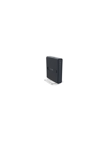 PUNTO DE ACCESO MIKROTIK HAP AC LITE TOWER CPU 650MHZ 5X LAN 10/100 ANTENAS 2/1.5DBI USB ROUTEROS NEGRO RB952UI-5AC2ND-TC